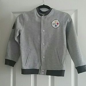boys NFL team apparel Steelers coat
